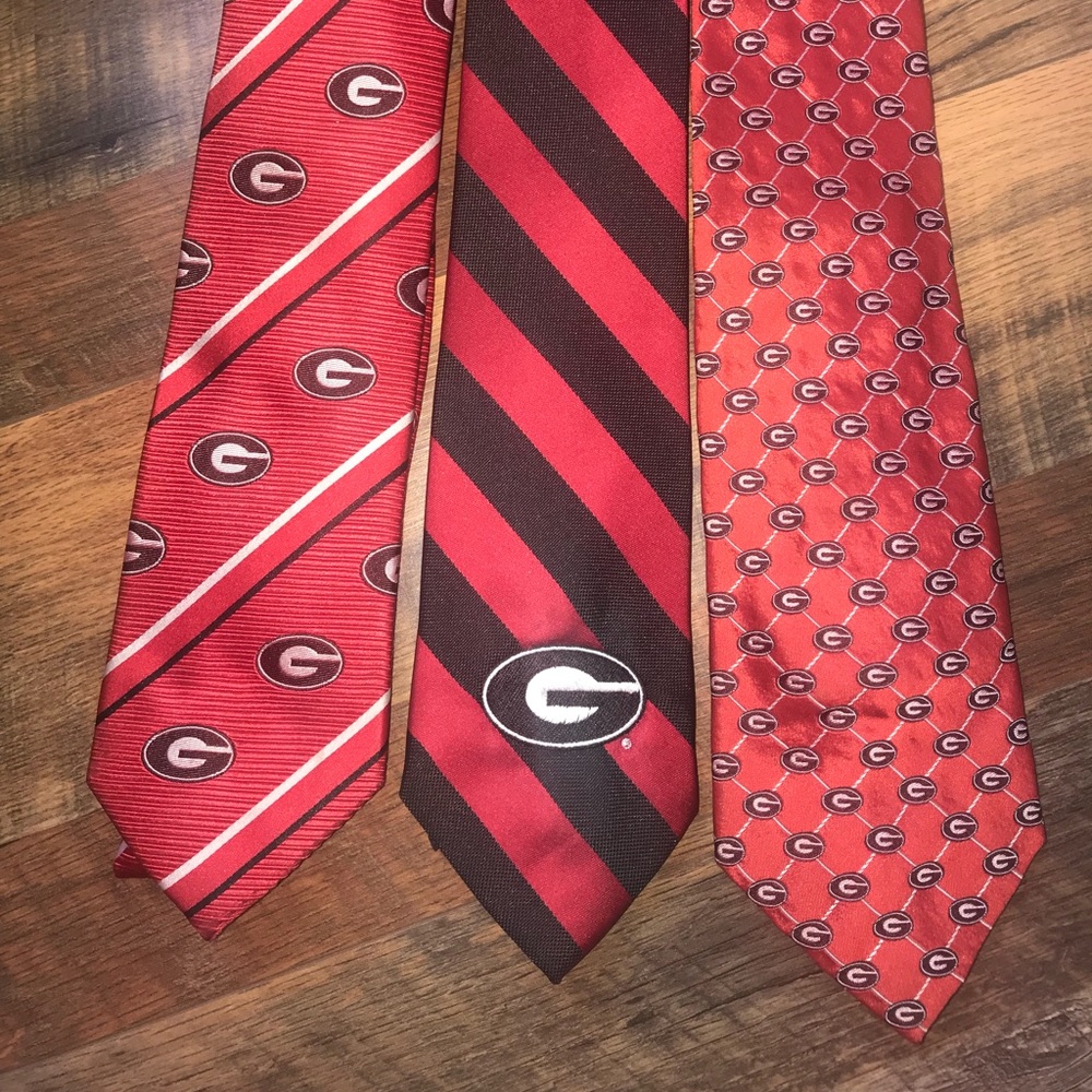 Georgia Bulldogs Men’s Ties x3
